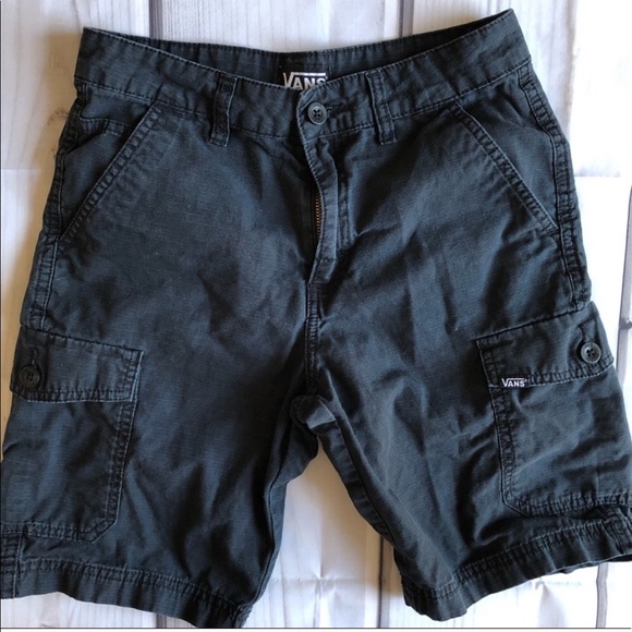 Vans Other - Boys Vans Cargo Shorts 12 EUC Black